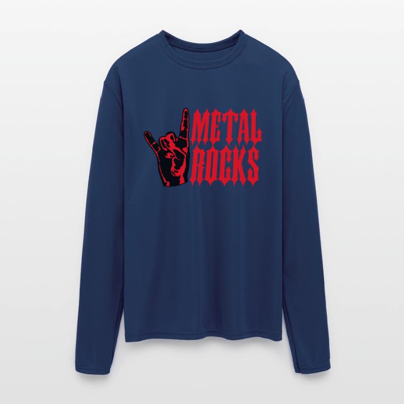 Heavy metal rocks hard rock music fun hand gesture