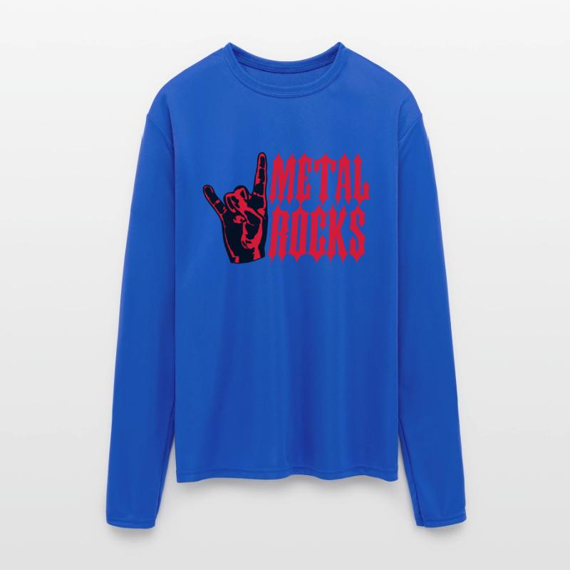 Heavy metal rocks hard rock music fun hand gesture