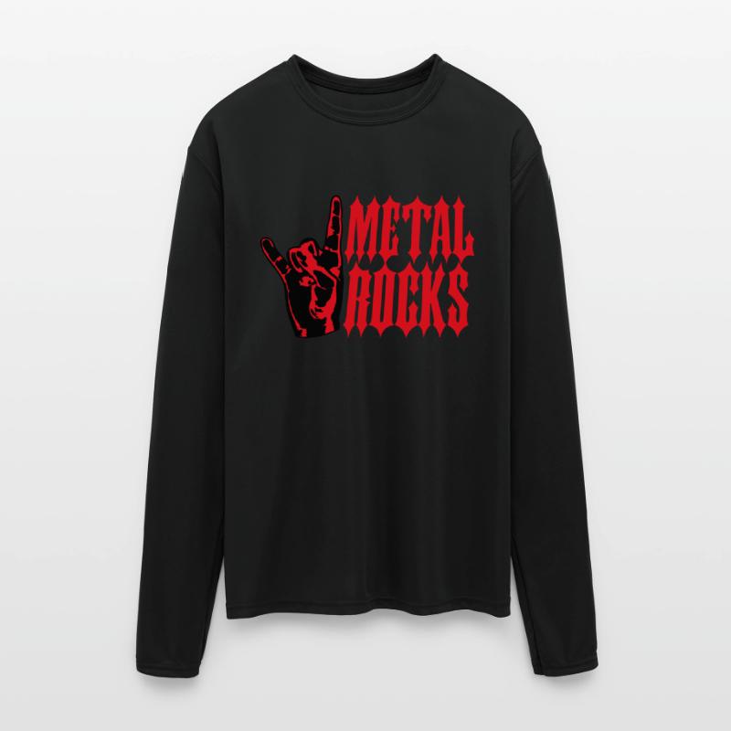 Heavy metal rocks hard rock music fun hand gesture