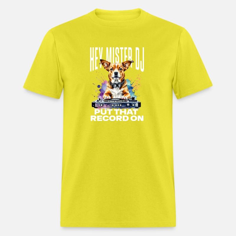 Hey Mister DJ Dog – Funny Music Lover DJ Art