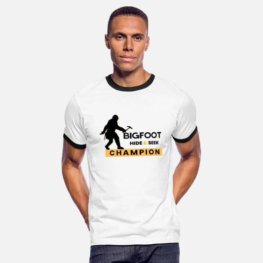 Hide and Seek Champion T Shirt Funny Bigfoot