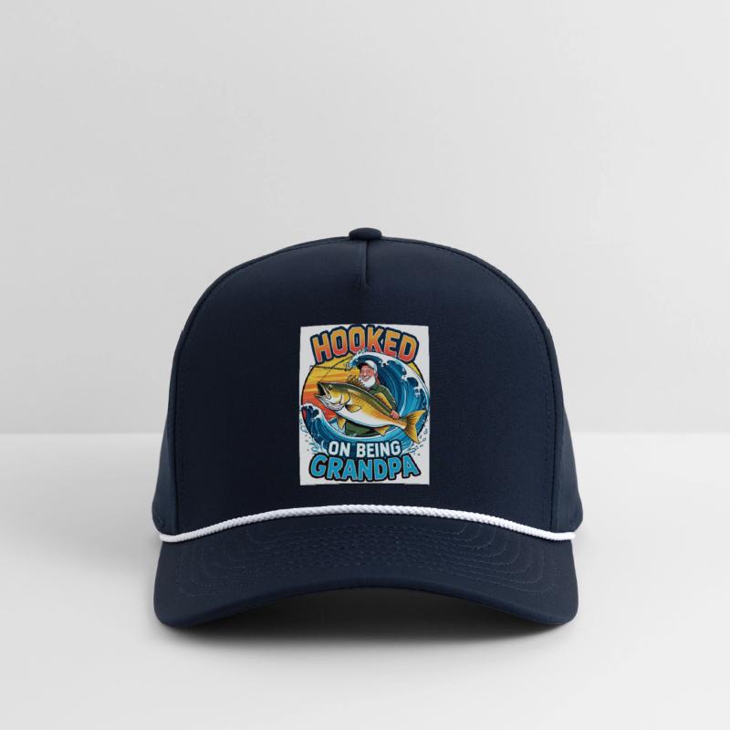 Hooked on Being Grandpa – Colorful Fishing Scene