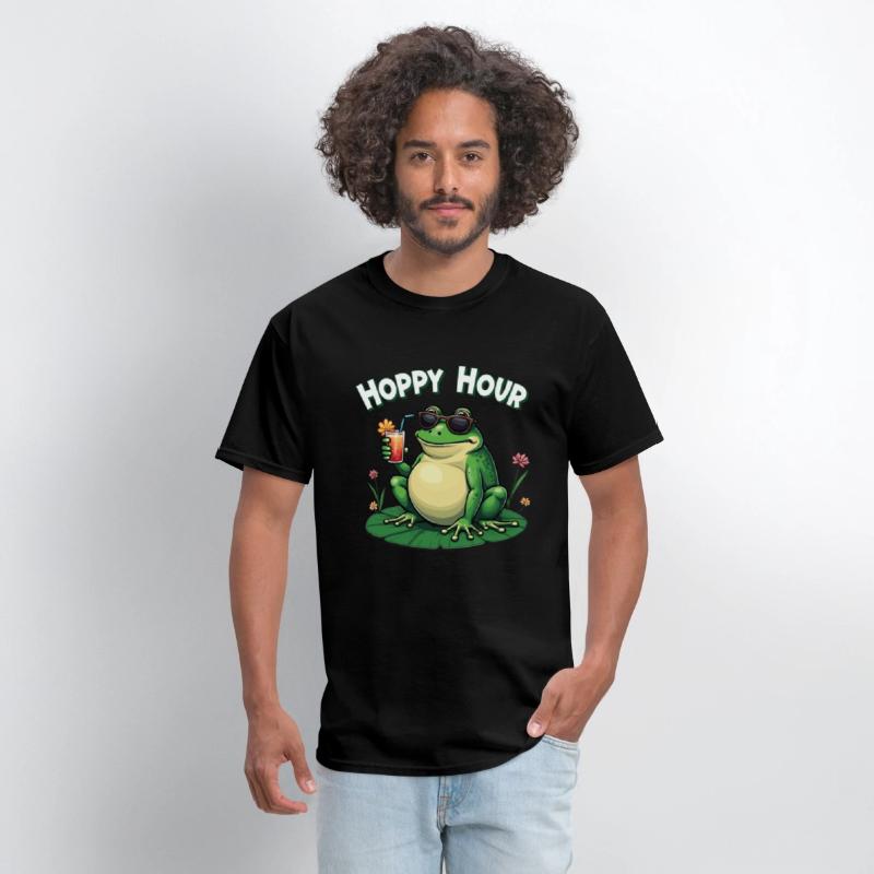 Hoppy Hour Funny Frog