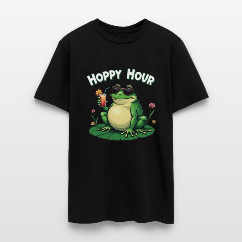Hoppy Hour Funny Frog