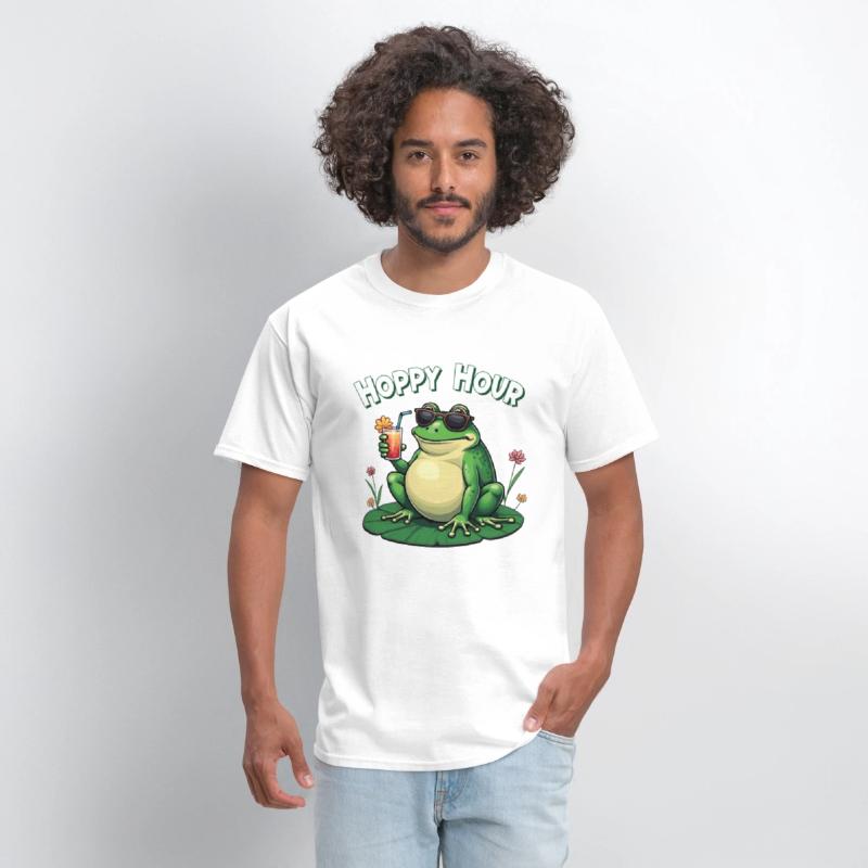 Hoppy Hour Funny Frog