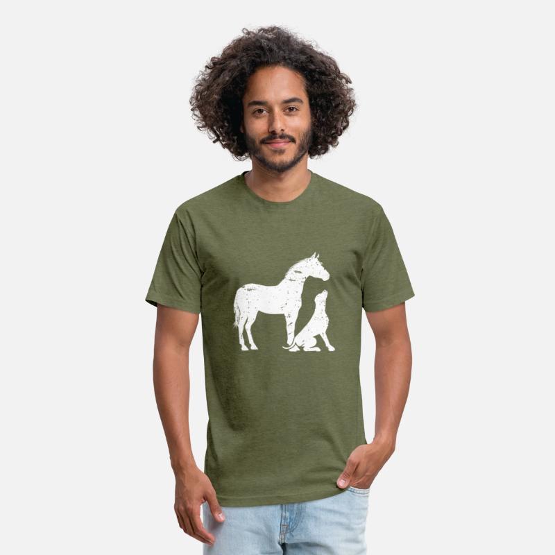 Horse And Dog Motif For And Horse Dog