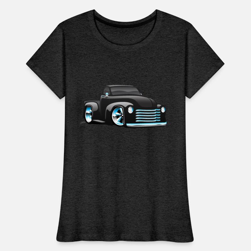 Hot Rod Pickup Truck Cartoon