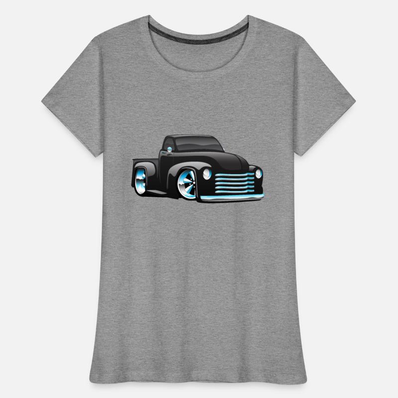 Hot Rod Pickup Truck Cartoon