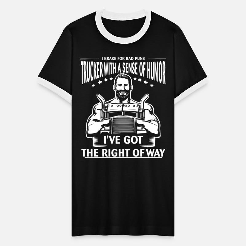 I Brake For Bad Puns Trucker With A Sense Of Humor