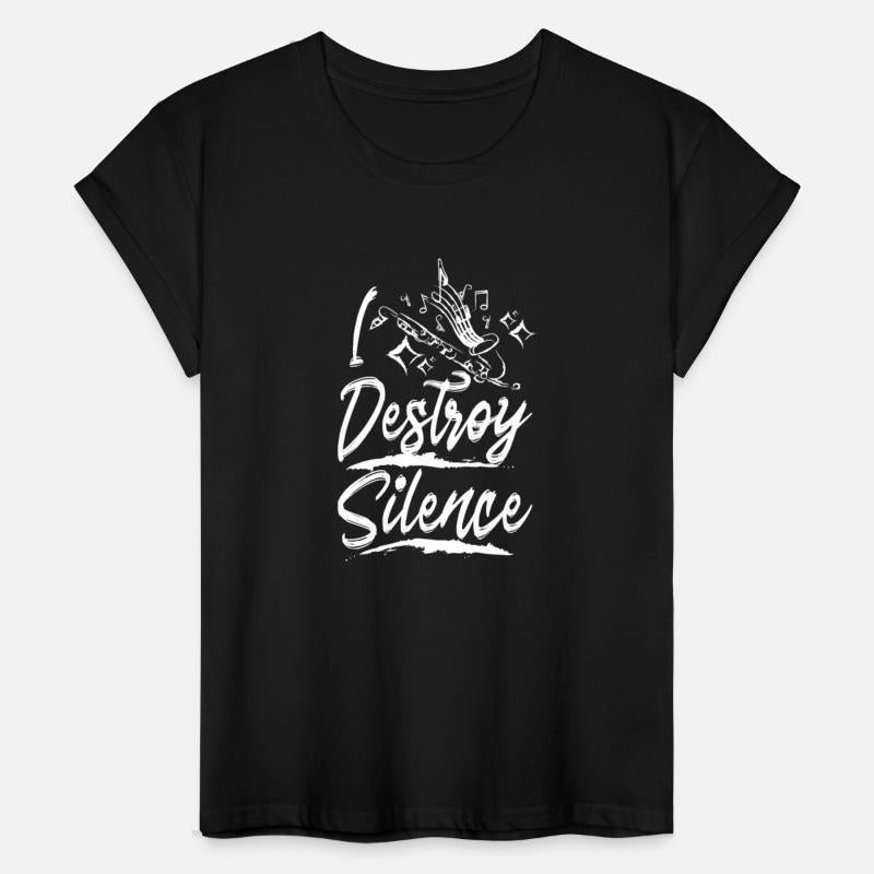 I destroy silence bass clarinet