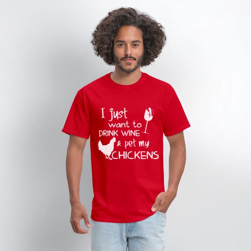 I just want to drink wine and pet my chicken wine