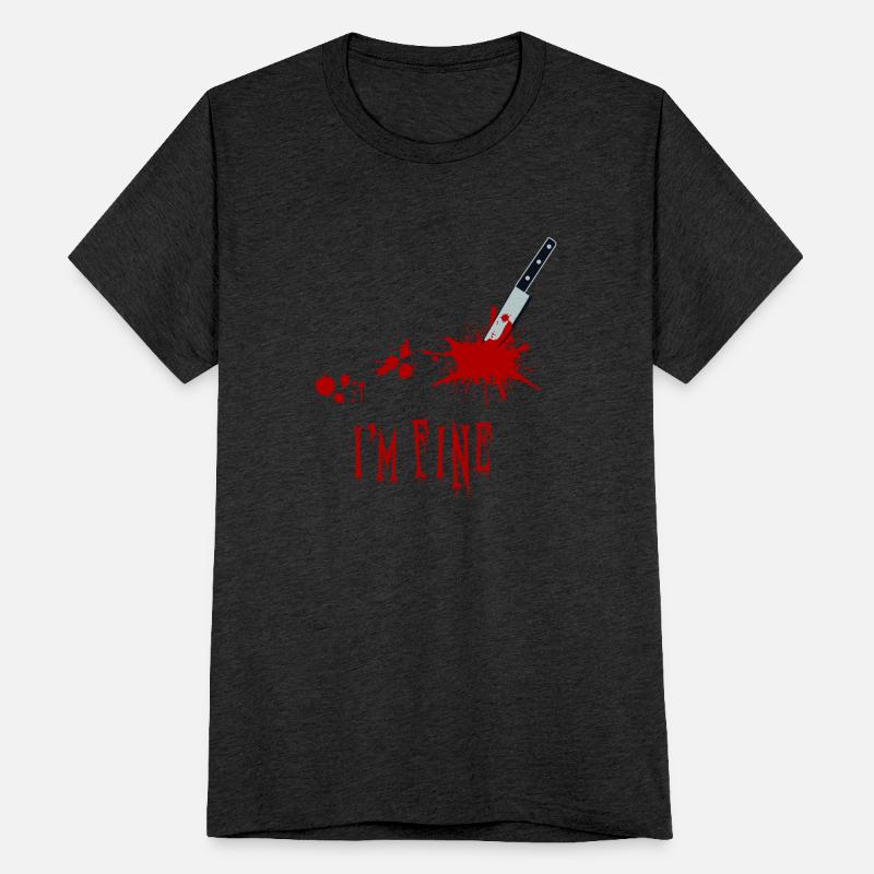 “I’M FINE” Bloody Knife Graphic