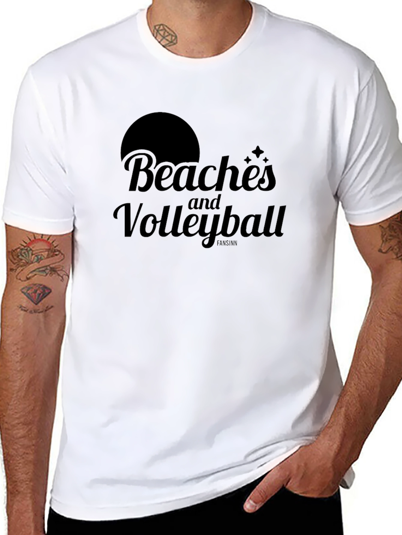 Beaches & Volleyball Graphic Tee