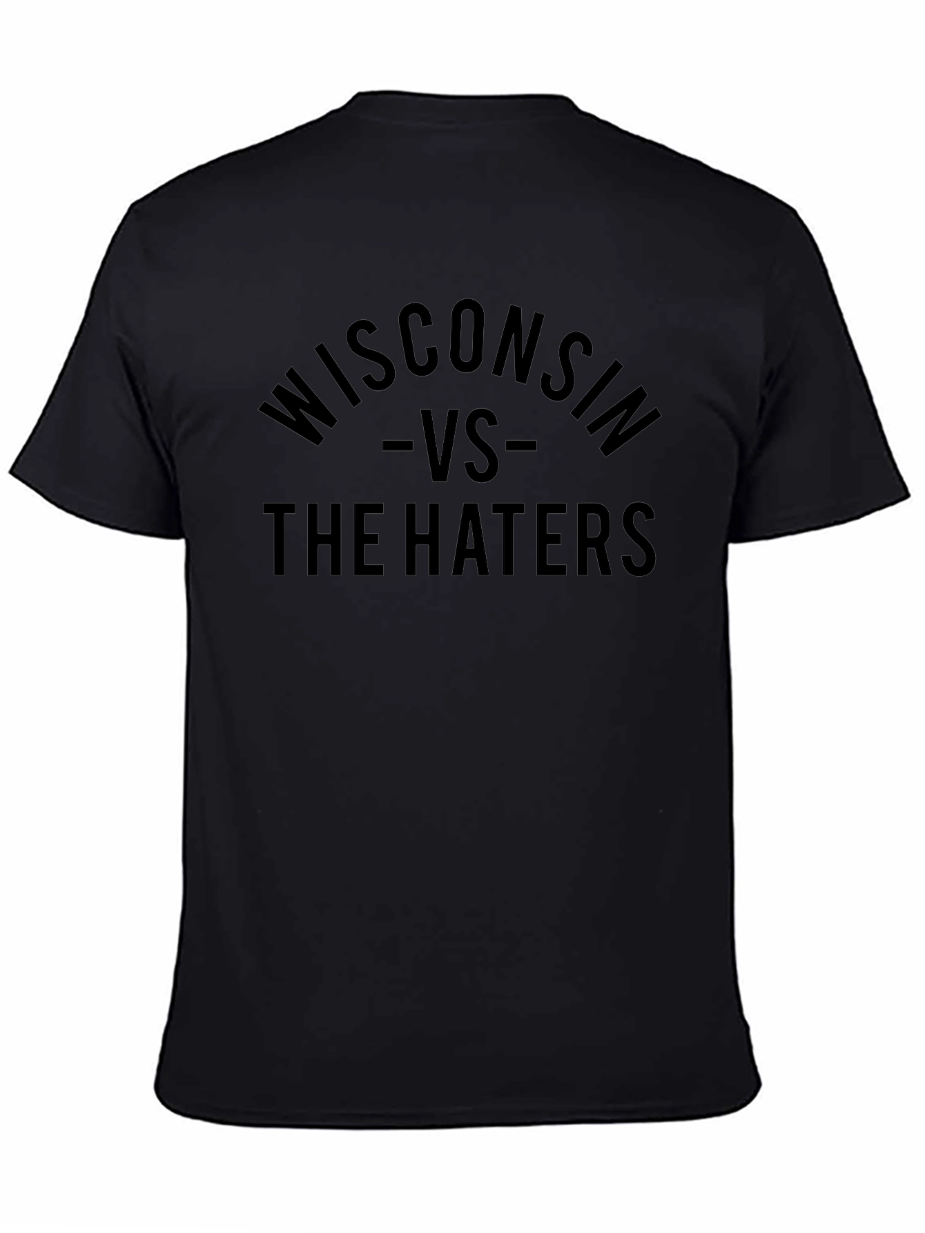 Wisconsin VS The Haters Black T-Shirt