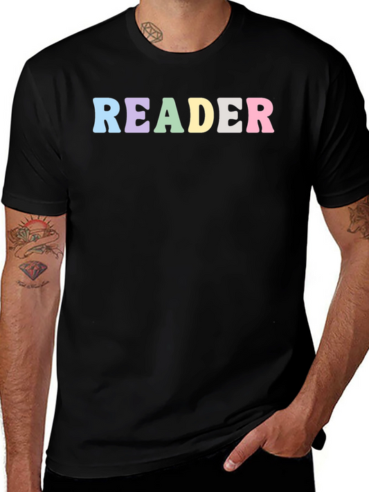 READER Graphic Tee - Stylish Cotton Blend