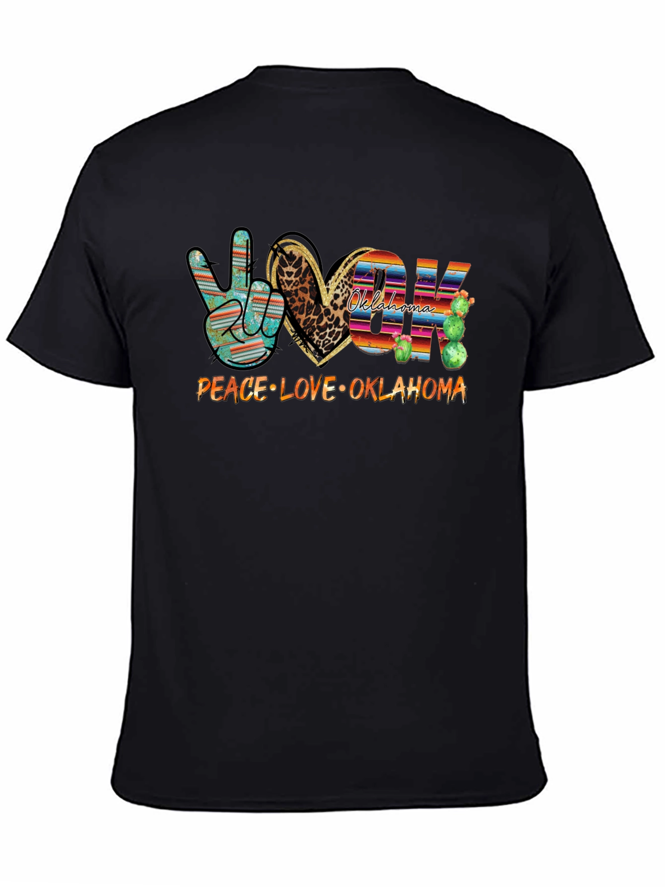 Peace Love Oklahoma Graphic Tee