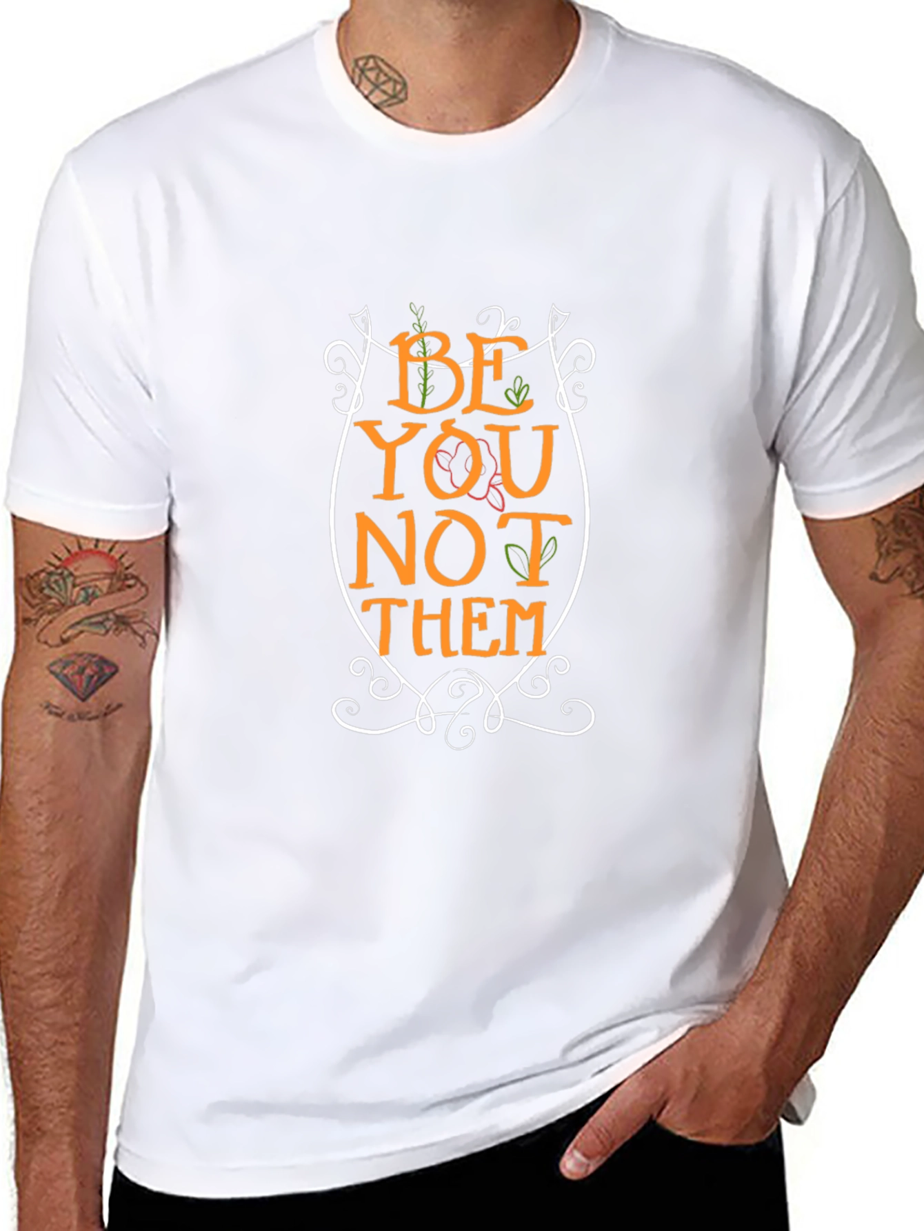 Be You Not Them Graphic T-Shirt - Black