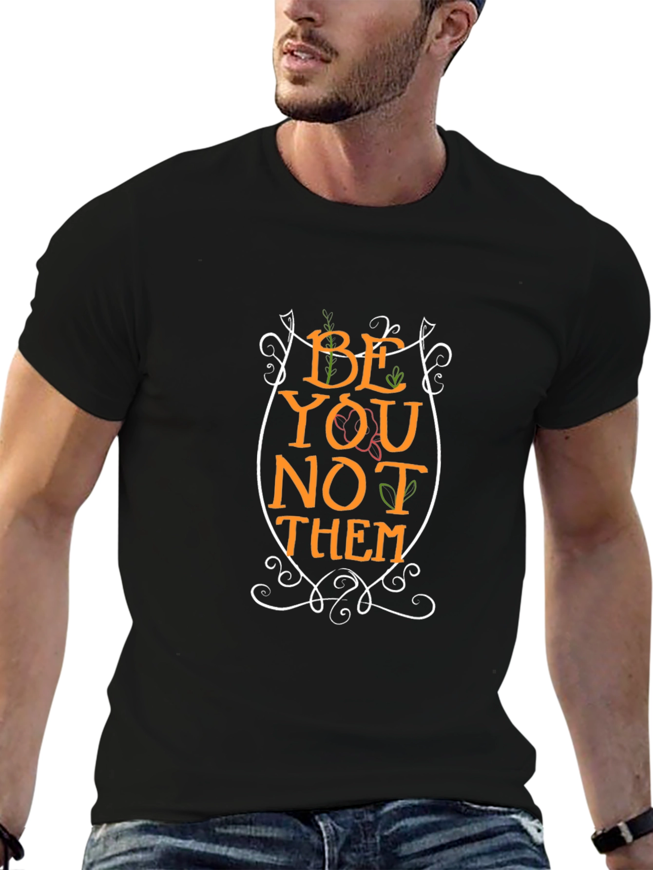 Be You Not Them Graphic T-Shirt - Black