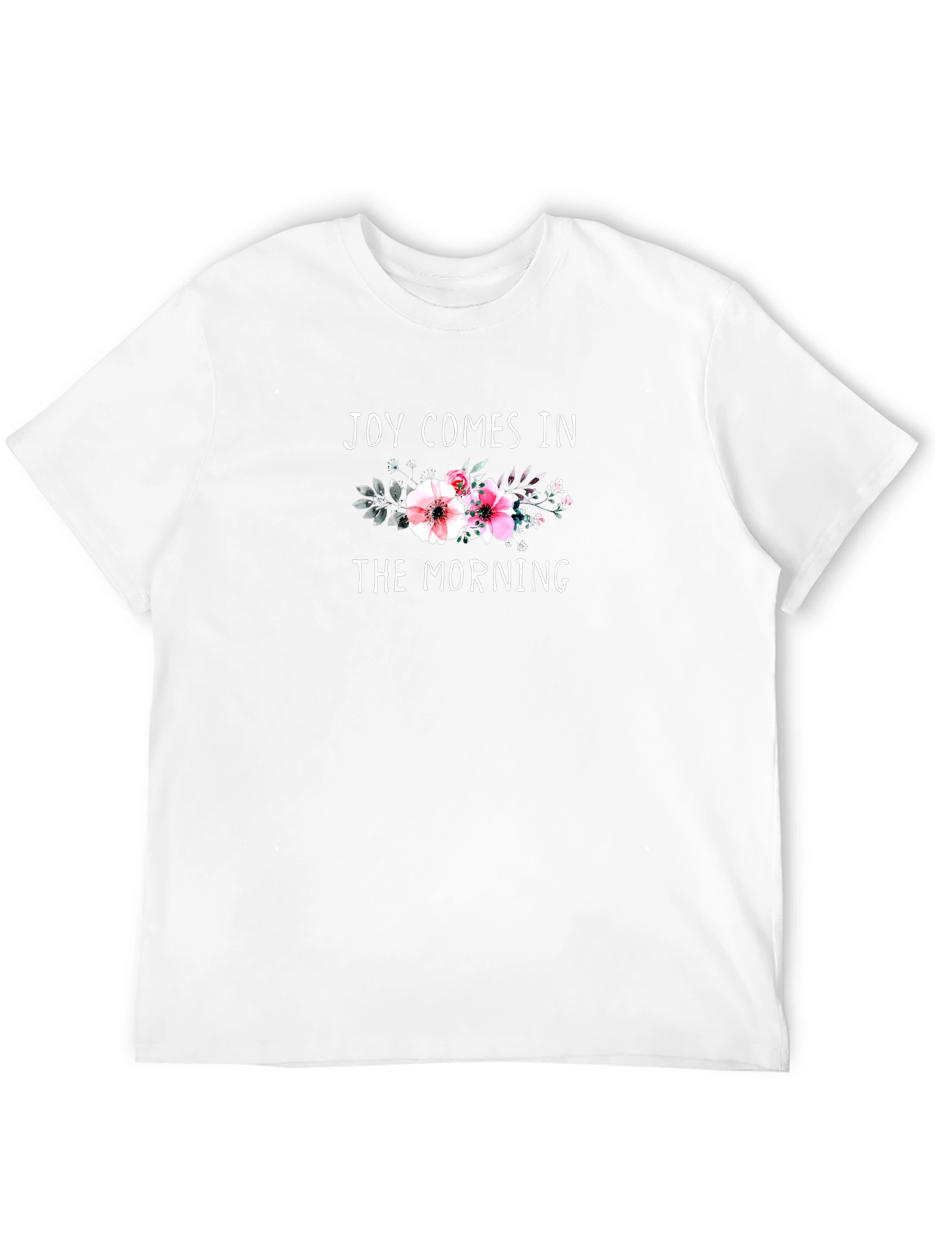 Joy Comes in the Morning Floral T-Shirt