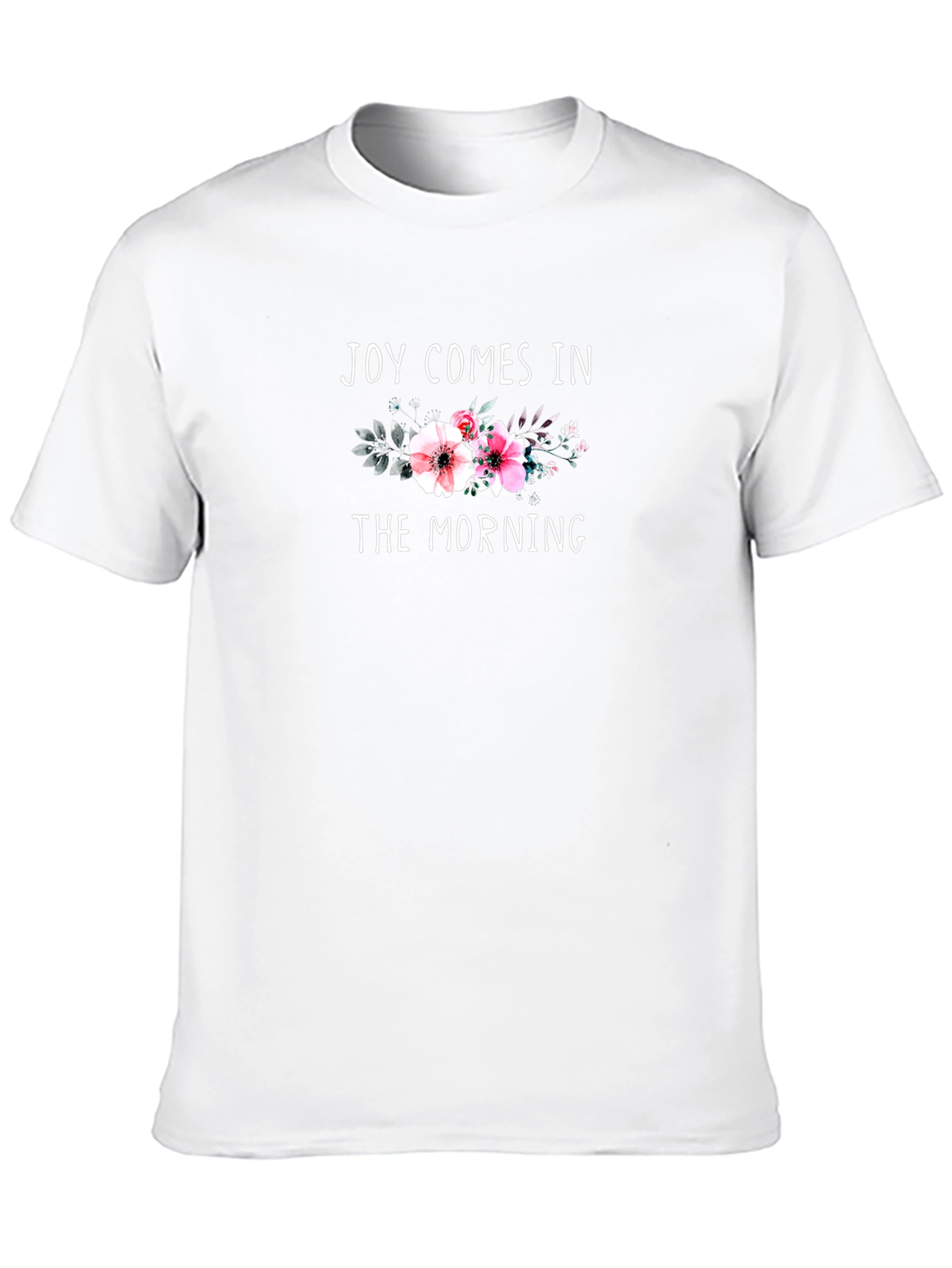 Joy Comes in the Morning Floral T-Shirt
