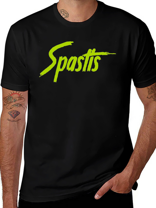 Spastis Graphic Print Black T-Shirt