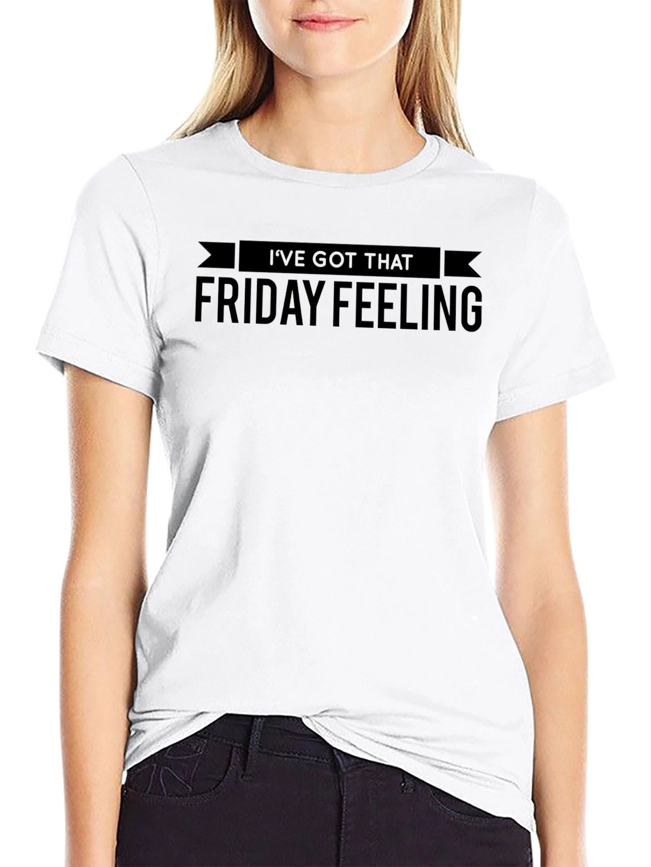 Ive Got That Friday Feeling Black T-Shirt