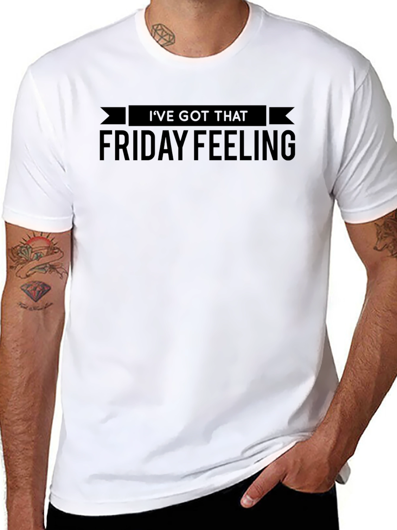 Ive Got That Friday Feeling Black T-Shirt