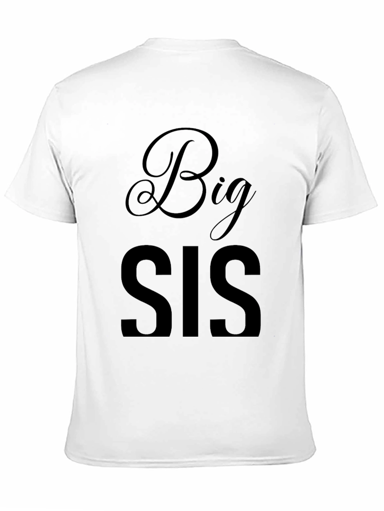 Big Sis Black Graphic Tee