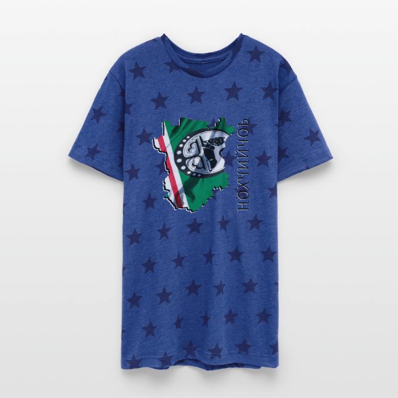 (RU) Chechnya Flag in (RU) Chechnya Map CE