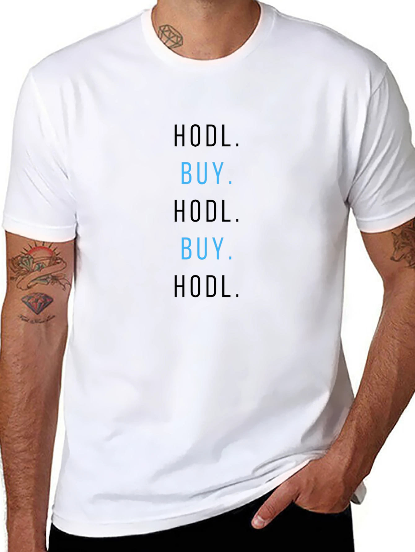 HODL BUY Crypto Investor T-Shirt