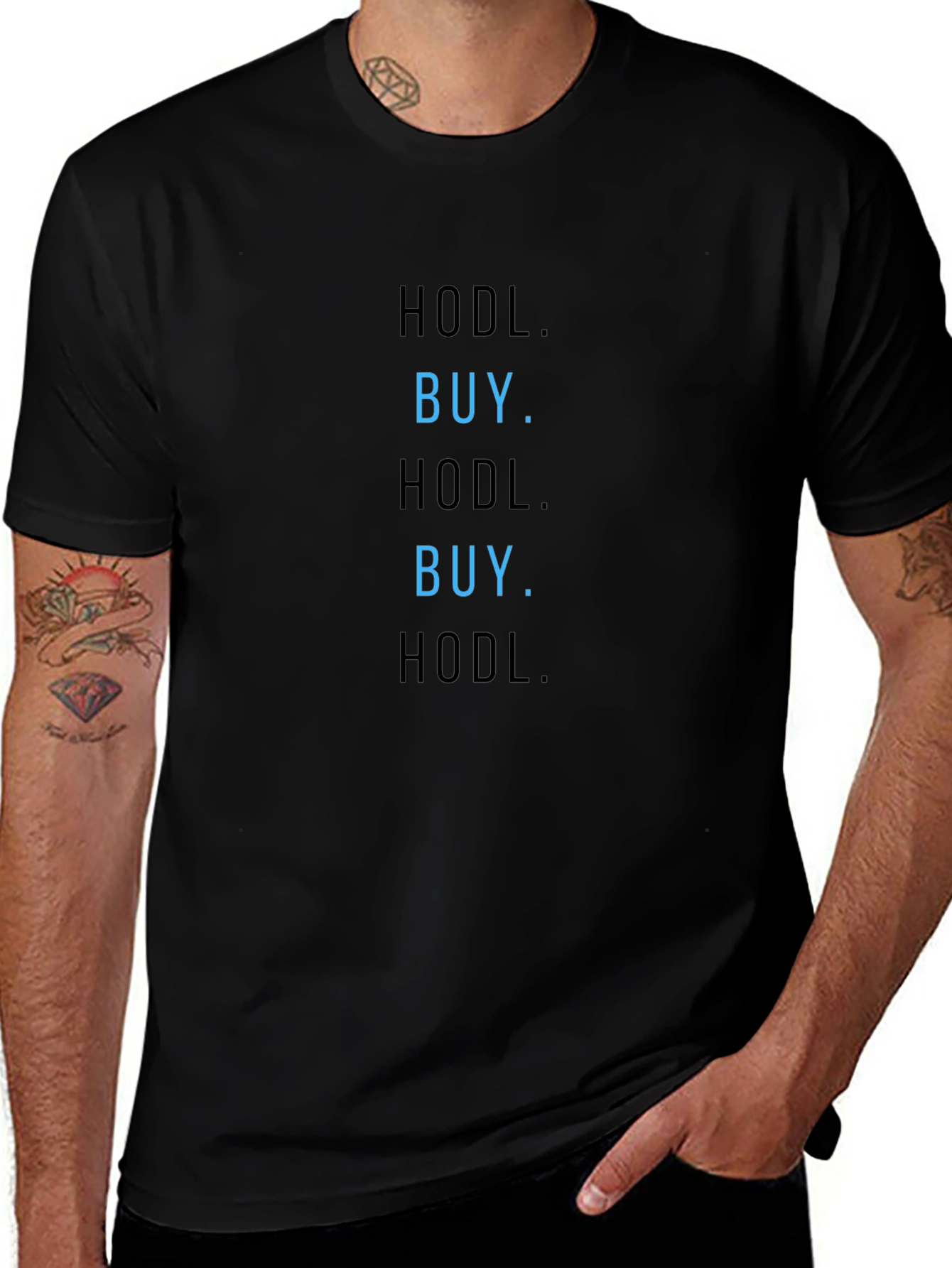 HODL BUY Crypto Investor T-Shirt