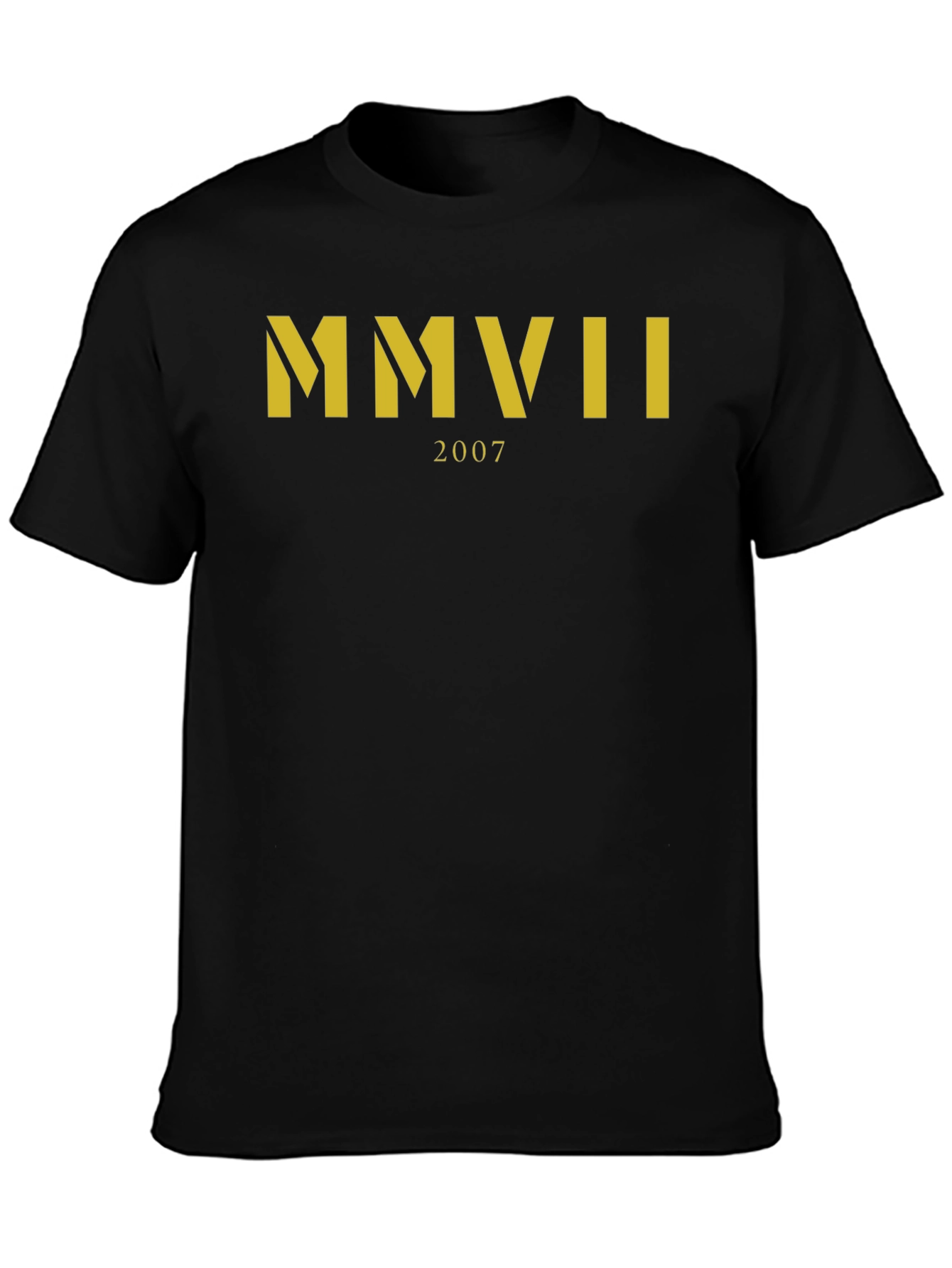 MMVII 2007 T-Shirt - Classic Roman Numeral Design