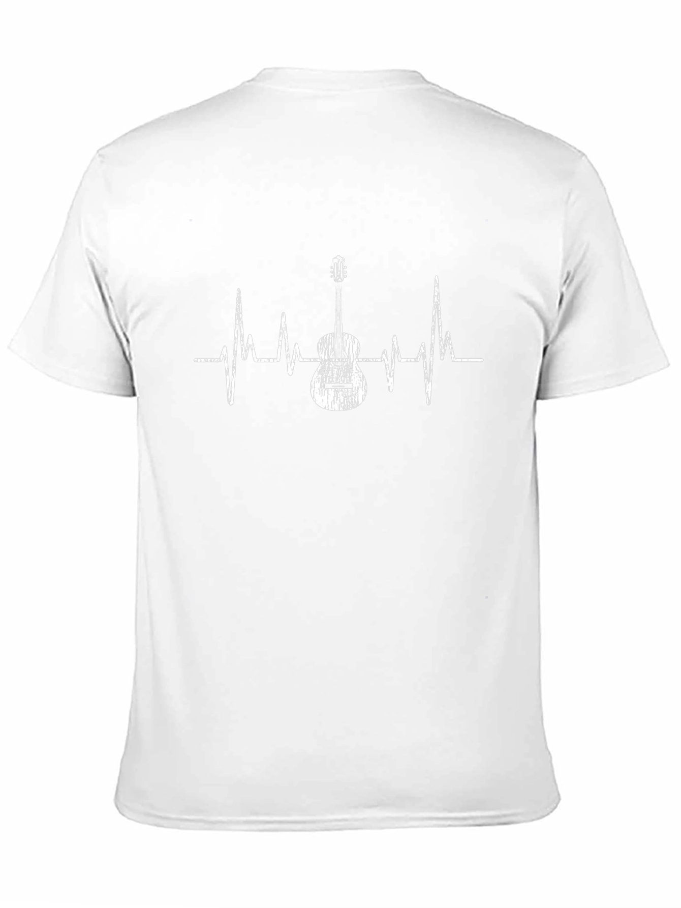 Guitar Heartbeat T-Shirt - Music Lover Tee