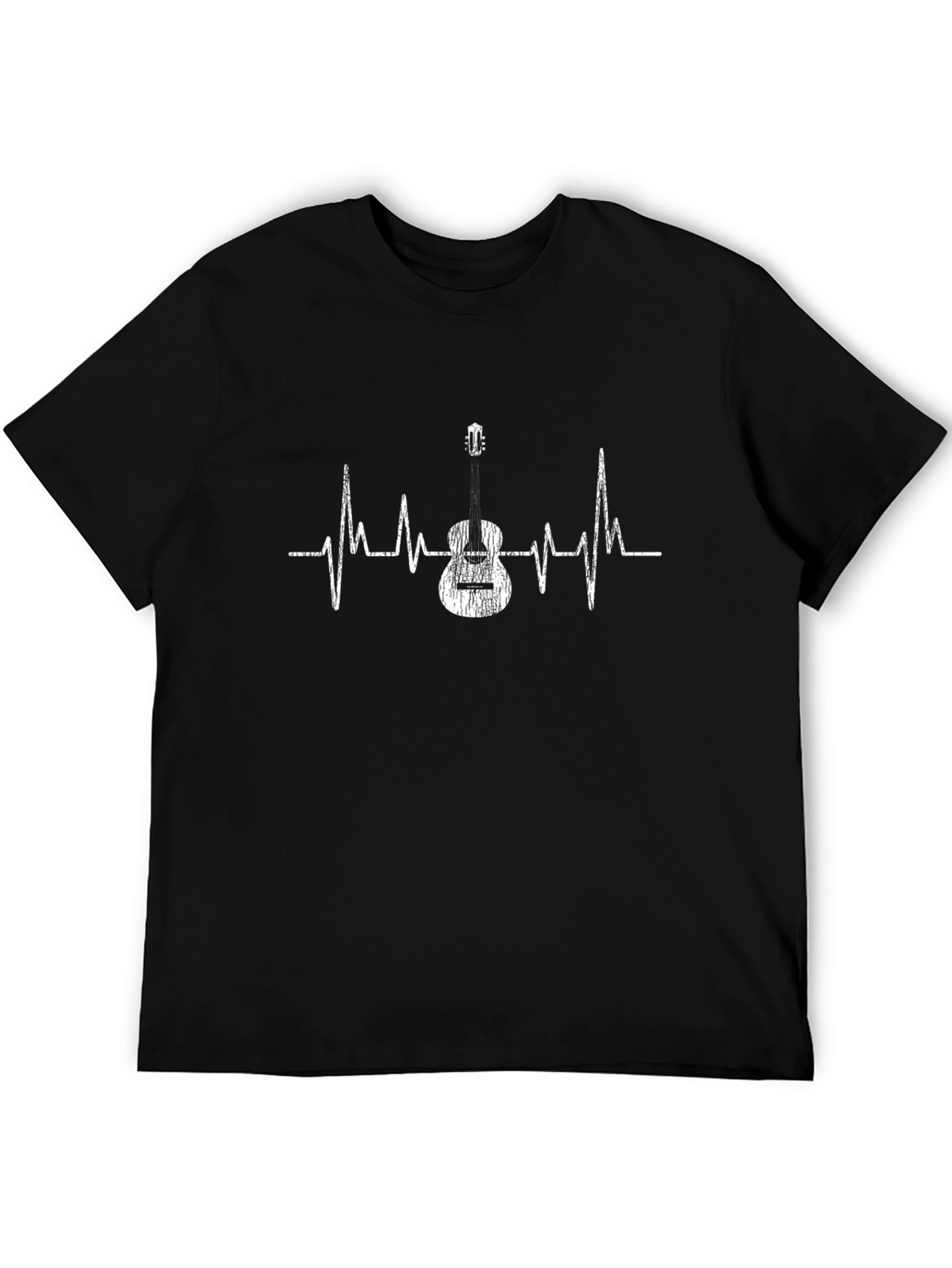 Guitar Heartbeat T-Shirt - Music Lover Tee