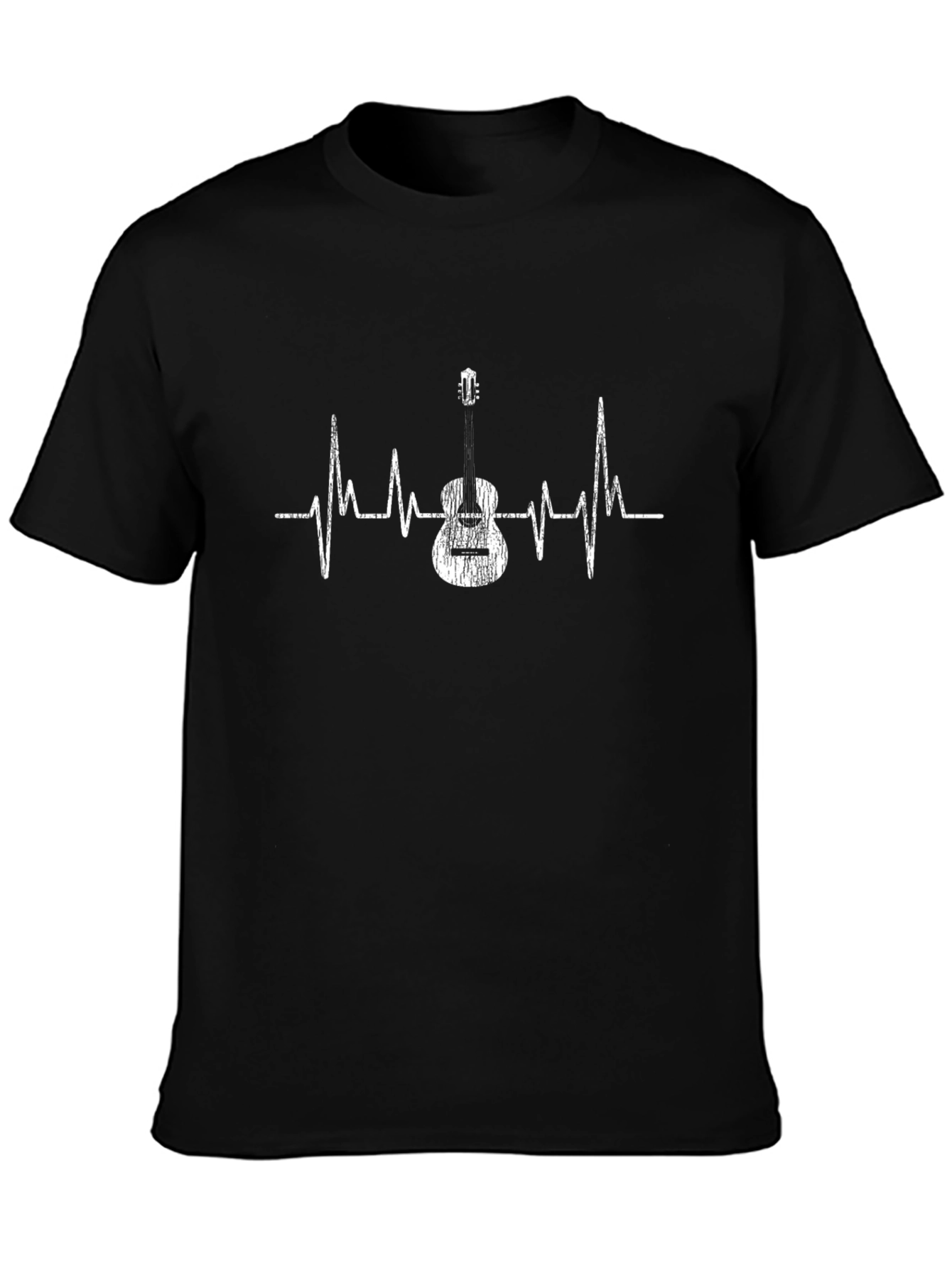 Guitar Heartbeat T-Shirt - Music Lover Tee