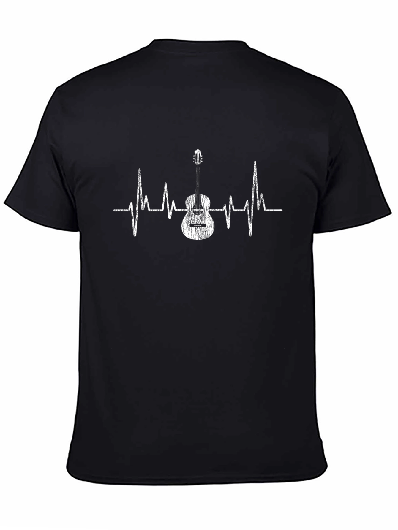 Guitar Heartbeat T-Shirt - Music Lover Tee