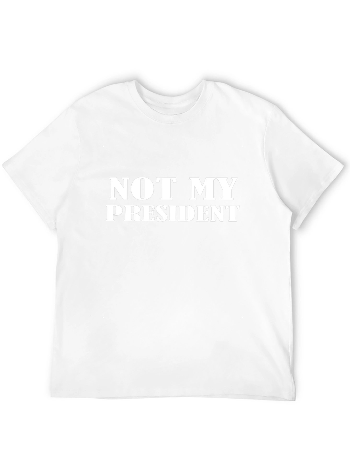 Not My President Graphic Tee - Black