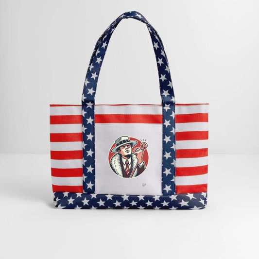 Vintage Pimp with Cane and Fur Coat