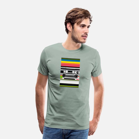 Vintage Retro Casette Design 2D