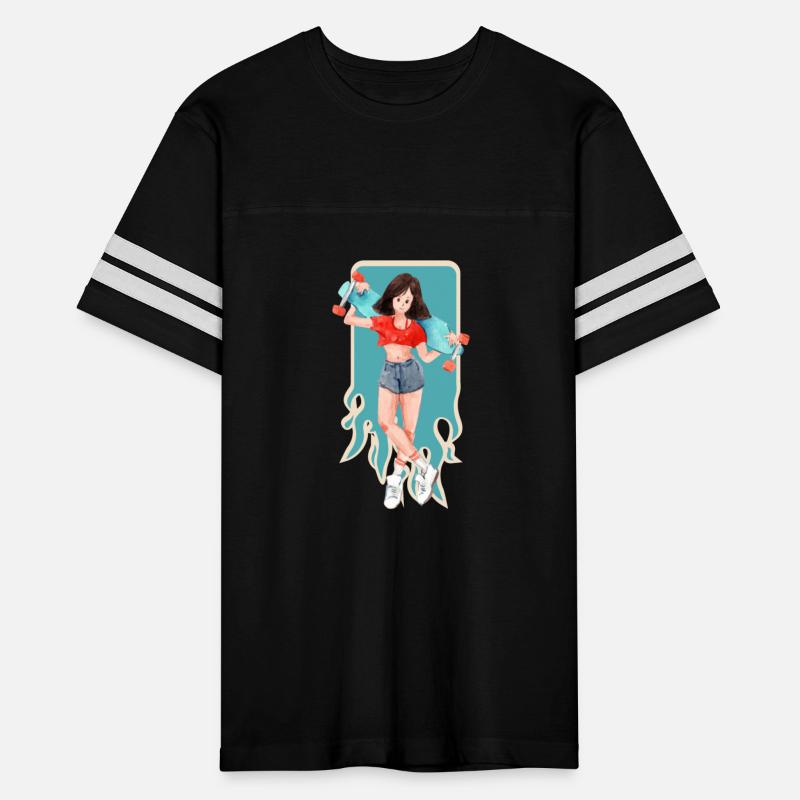 Vintage Skateboard Adventure Art