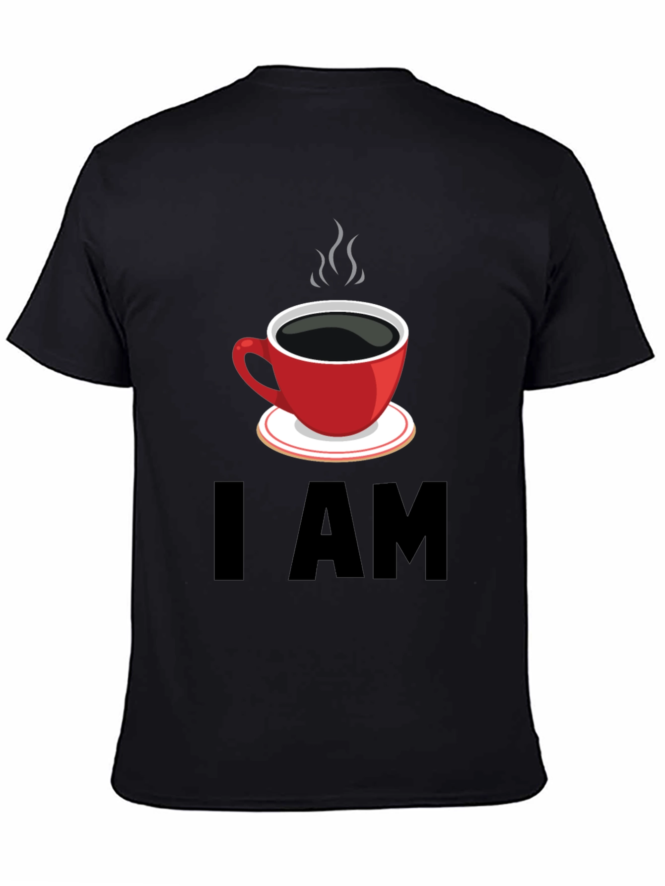I AM Coffee T-Shirt - Black Graphic Tee
