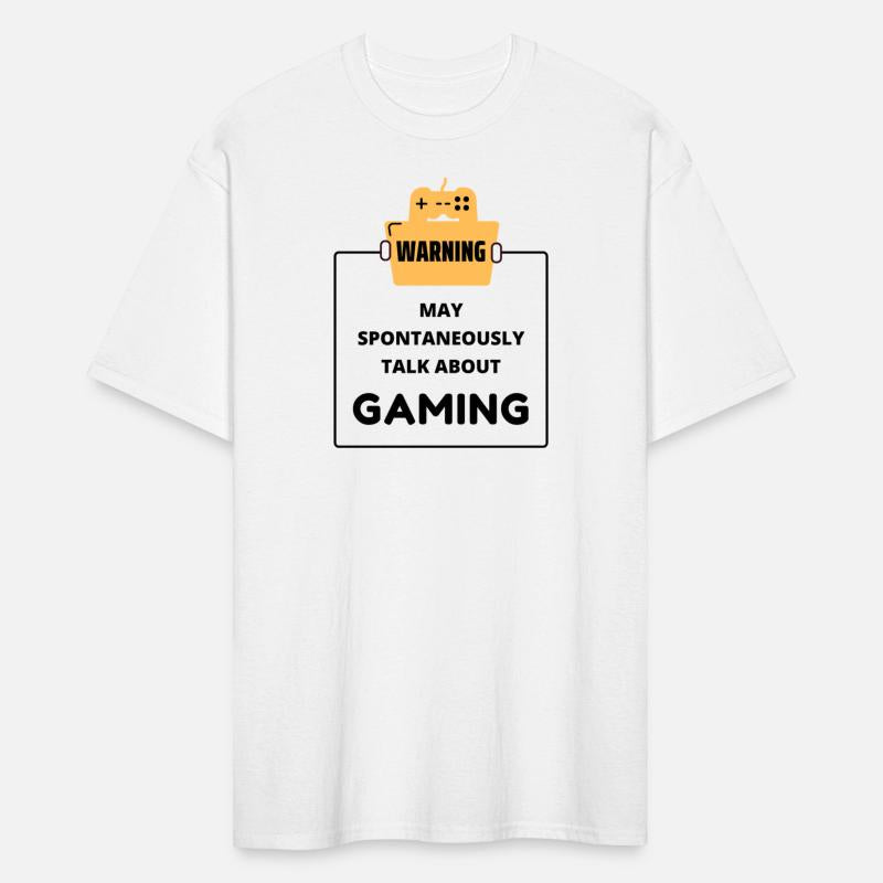 WARNING May Spontaneously Talk About GAMING