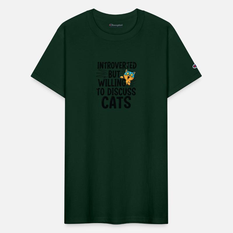Willing to Discuss Cats | Funny Cat lover shirt