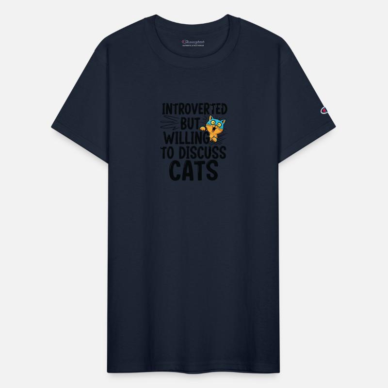 Willing to Discuss Cats | Funny Cat lover shirt