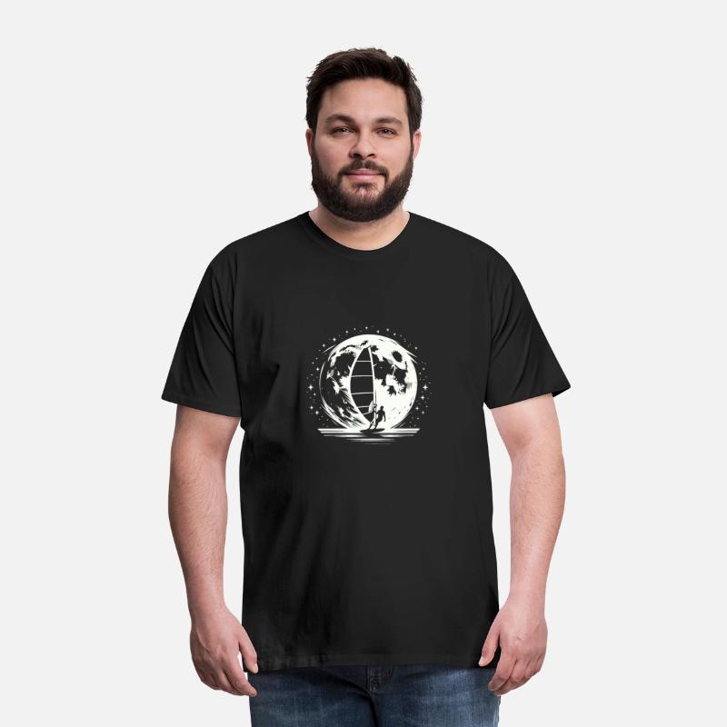 Windsurfing Windsurfer Moon