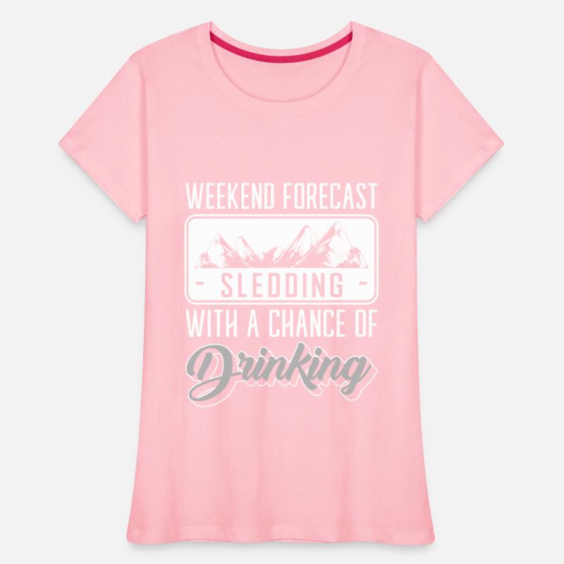 Winter Sledding Wooden Sled