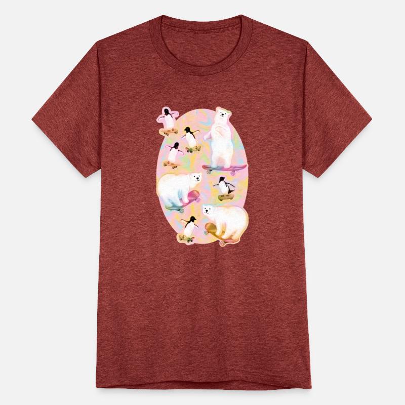 Winter Sporty Arctic Skaters