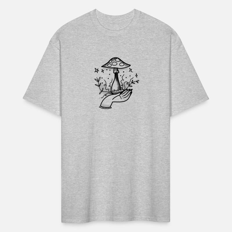 Witchcore wican Hand growing a Mushroom