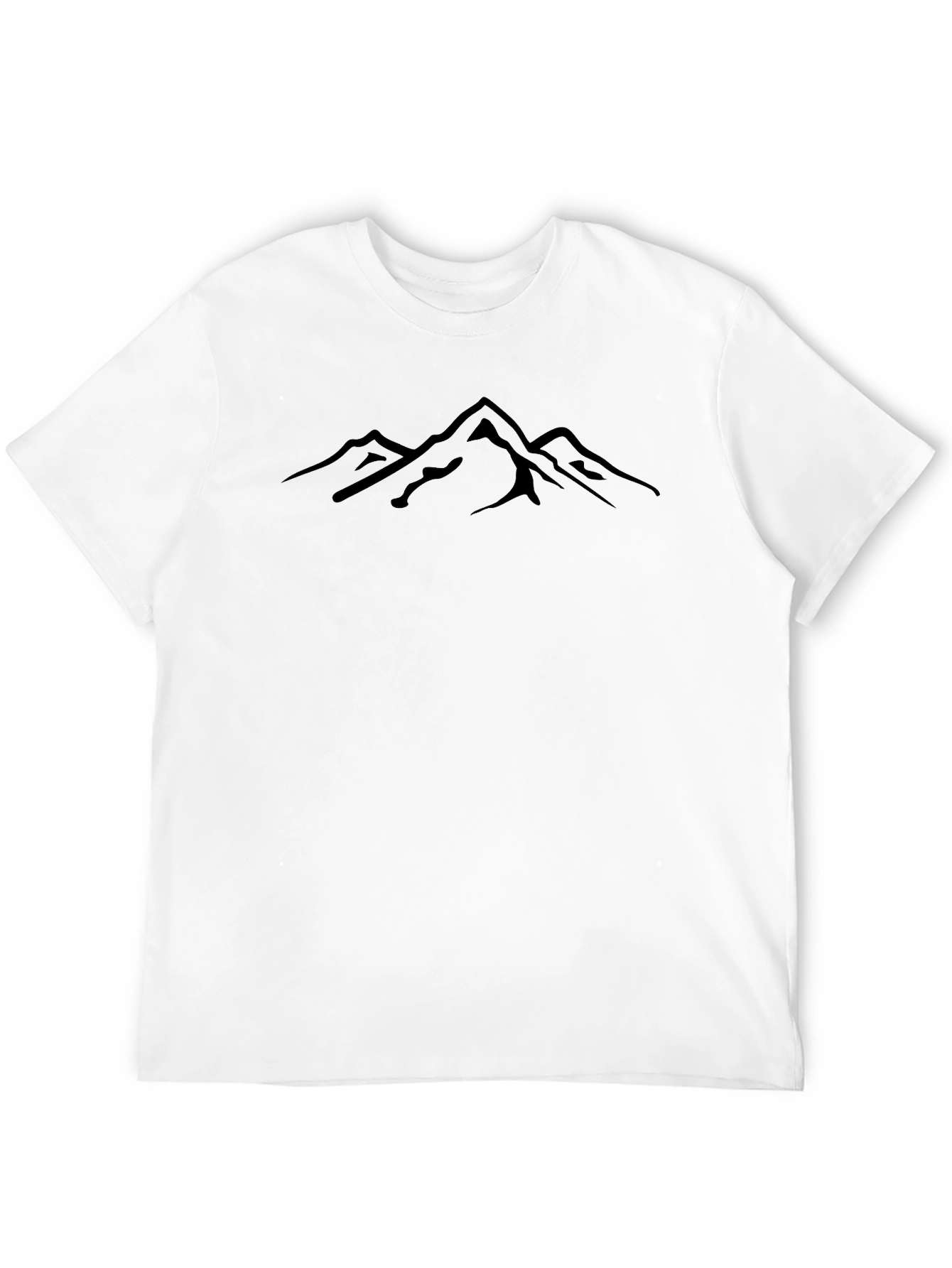 Mountain Graphic Black T-Shirt