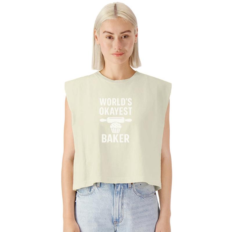 World’s Okayest Baker – Funny Baking Gift Shirt